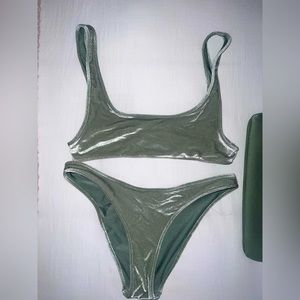 Triangl velvet swimsuit